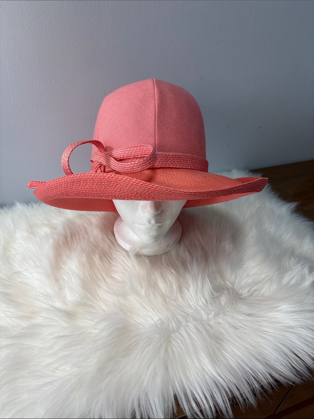 Vintage Susan Carol Original Pink Bucket Hat